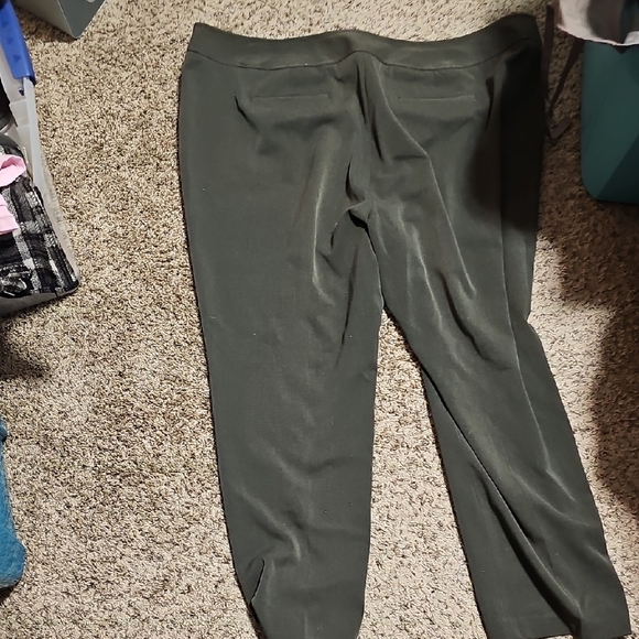 Liz Claiborne Women's Gray Straight Leg Pants. Plus Size 24w. Like New - Picture 3 of 5